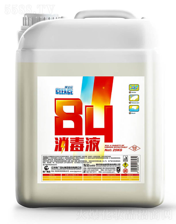 ���K���V�ջ����F�ɷ����޹�˾�������ˣ�CLEACE)84����Һ25kg