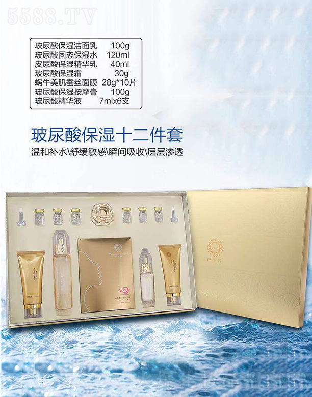 伊美臻玻尿酸保濕十二件套